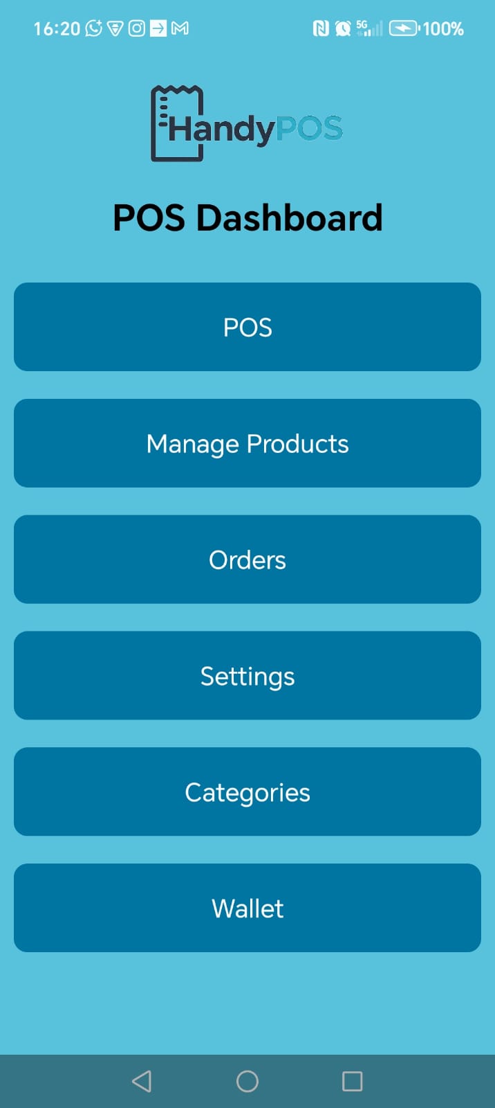 HandyPOS Screenshot 2