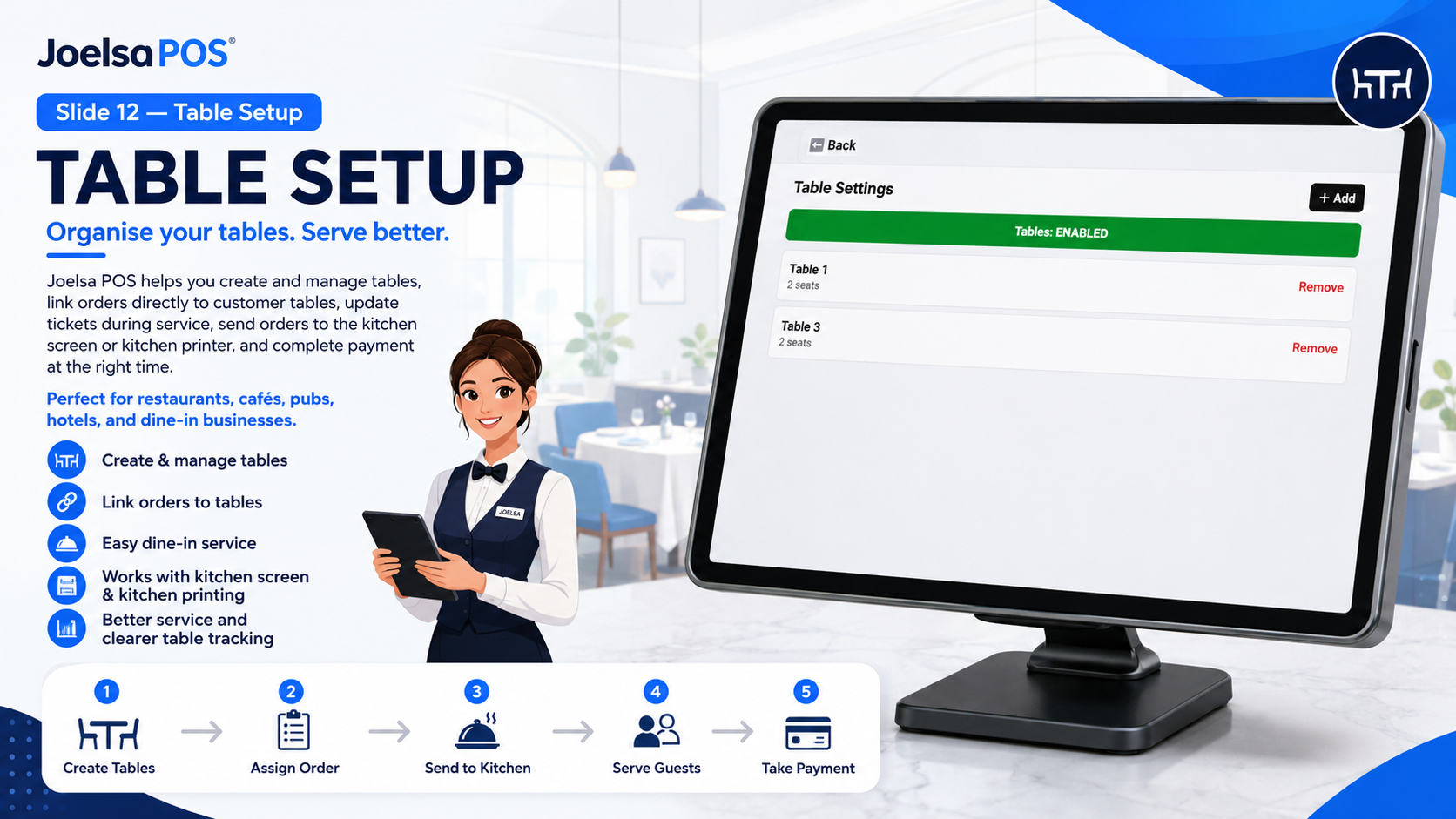 POS product list screen