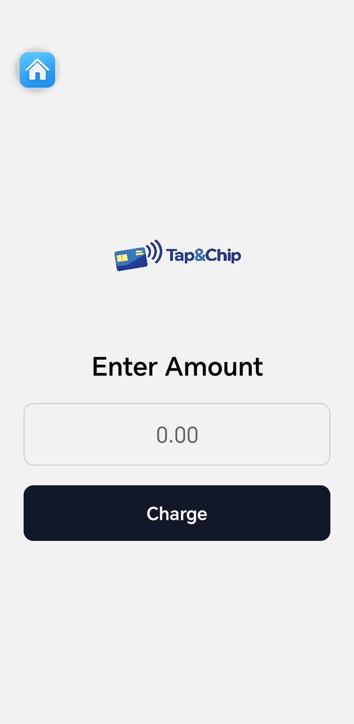 TapToPay payment confirmation screen on Android